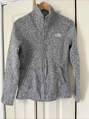 The North Face Heather Gray Full-Zip Women's Fleece Jacket